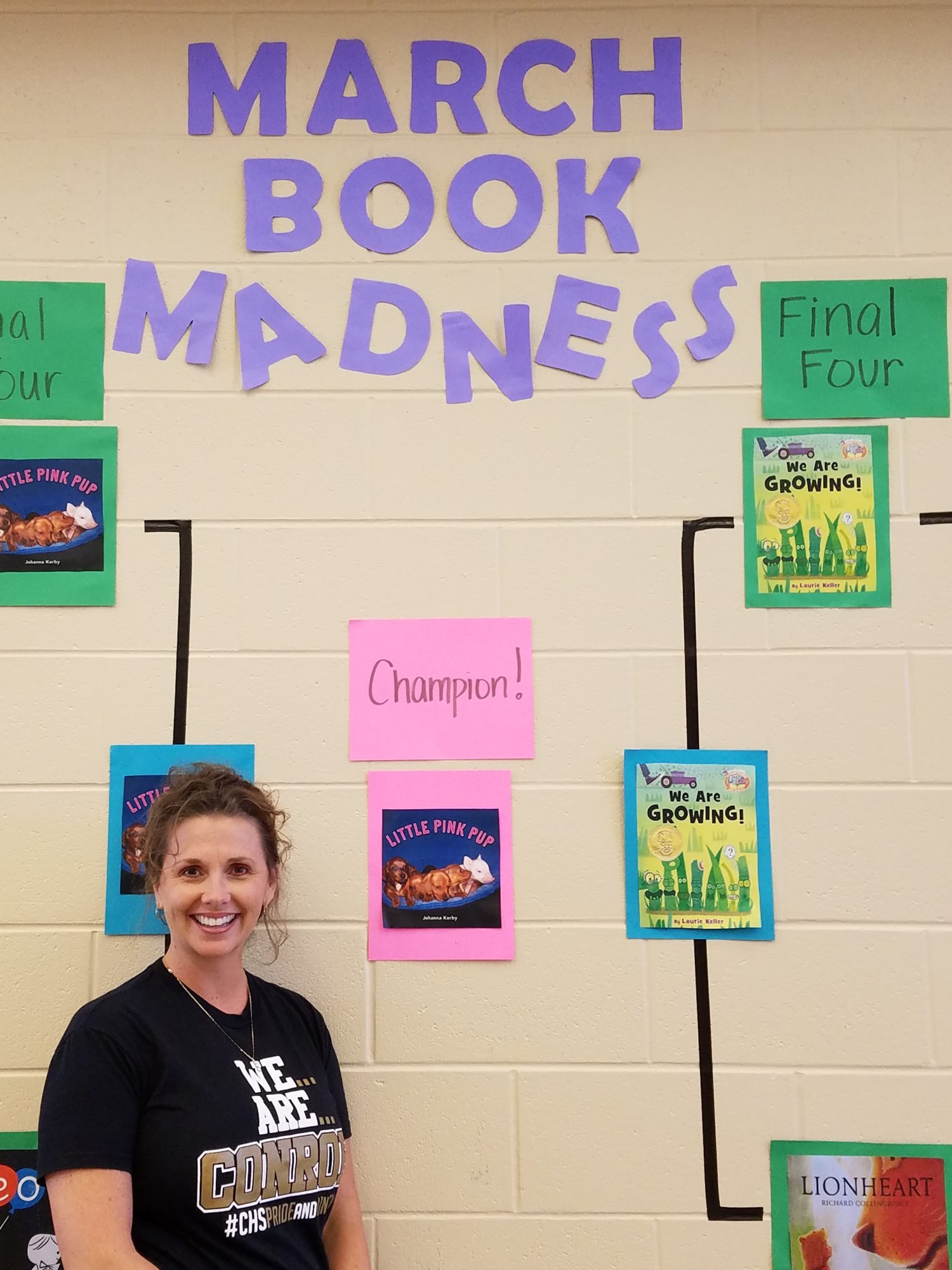 March Book Madness Winning Book and Reader